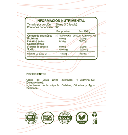 Vitamina D3 | 300 Softgels