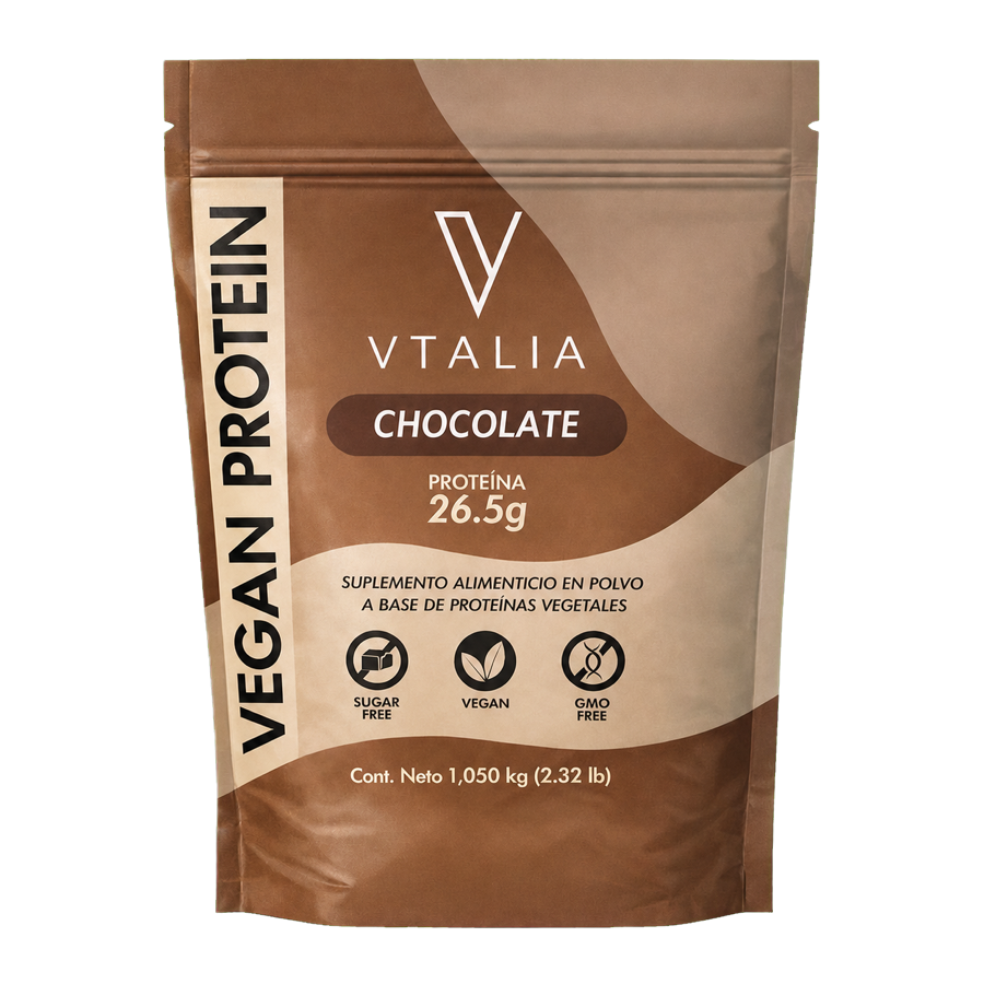 Proteína Vegana Chocolate | 26.5 g de proteína | 1 kg