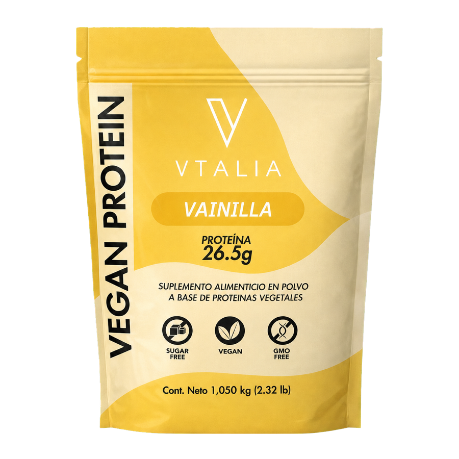 Proteína Vegana Vainilla | 26.5 g de proteína | 1 kg